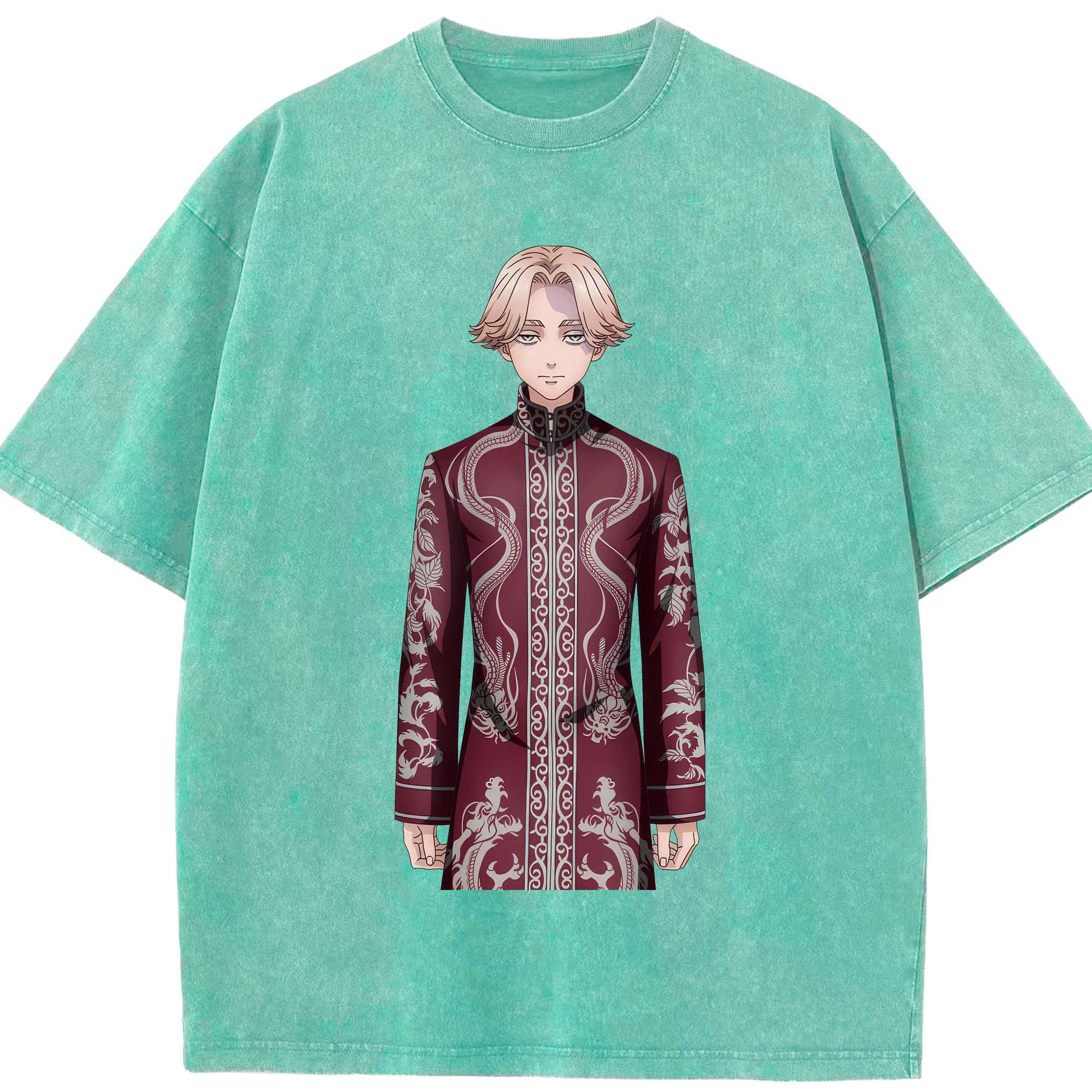 （画像用） 東京リベンジャーズ Tokyo Revengers 綿100% ヴィンテージ風 半袖Tシャツ（フロントプリント）